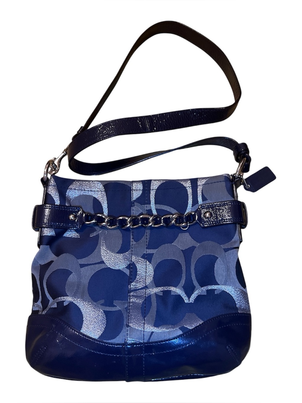 Coach Shoulder Bag in Deep Blue